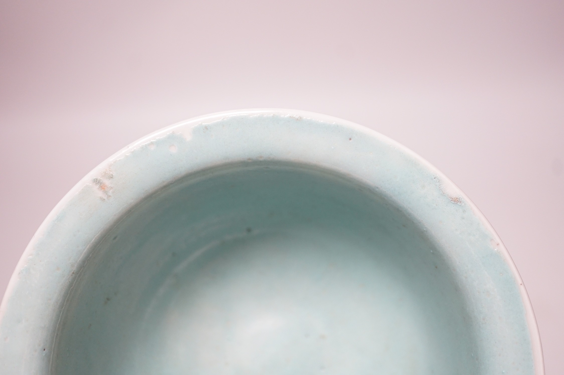 A large 19th century Chinese enamelled porcelain ‘dragon’ stem bowl, 16.5cm